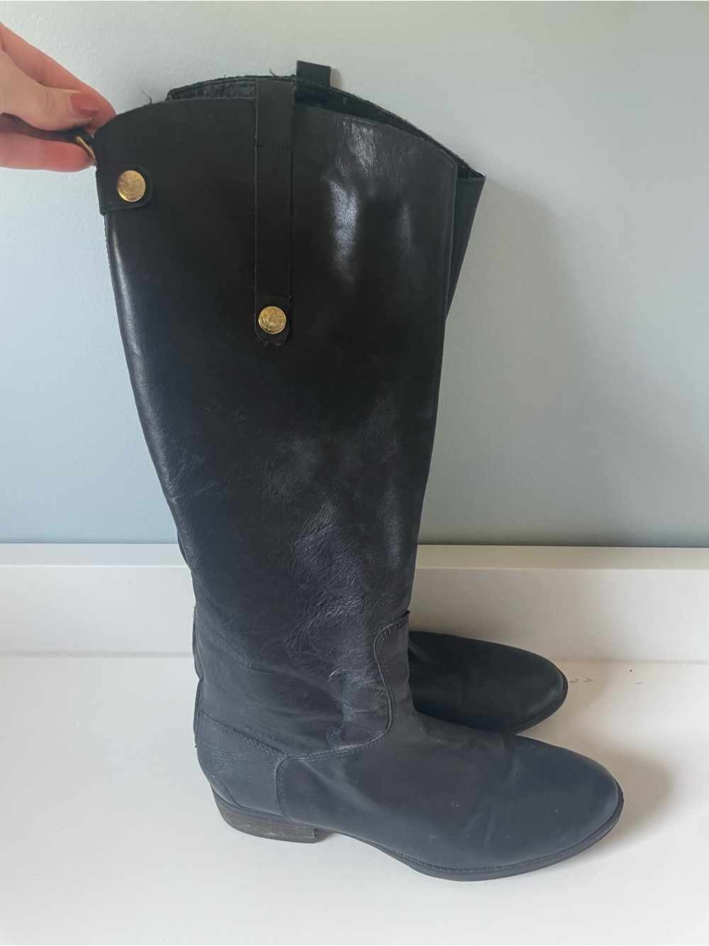 Sam Edelman Penny Leather Riding Boot - Picture 6 of 6